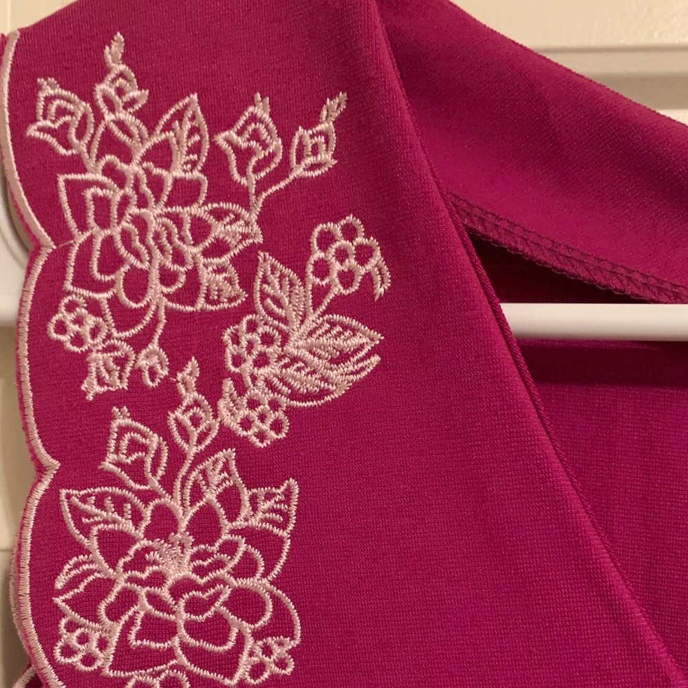 🌺Like New - Beautiful mi ami Fuschia A-Line Dress - Picture 4 of 4